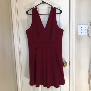 Haute Monde Deep Red Dress